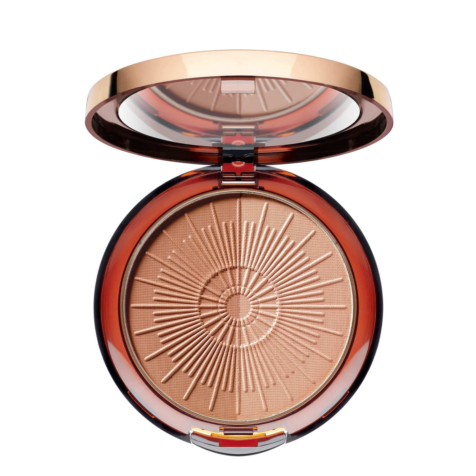 Bronzing powder compact